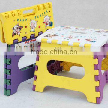 Easy to Fold and Open Baby Plastic Folding Stool photo-5