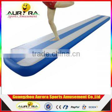 Hot salt customized logo air mat inflatable air track tumble track adult for sale