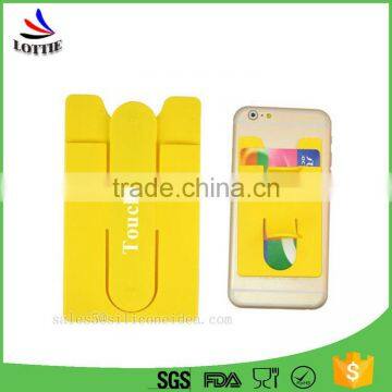 Professional Silicone Card Holder Custom Logo Silicon Card Holder for Phone photo-6