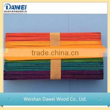 2017 New colored tongue depressor craft stick With Beautiful Imprint Logo
