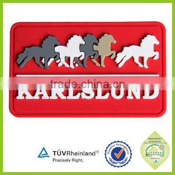 Pvc Rubber 3d Embrossed Logo Patch for Bag, Garment, Shoes, Silicone Label photo-6