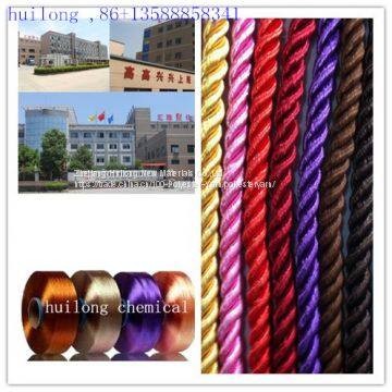 150/96 polyester color yarn factory