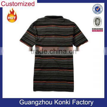 Wholesale the Men's Latest Design Striped Short Sleeve Bulk Polo Shirts photo-2