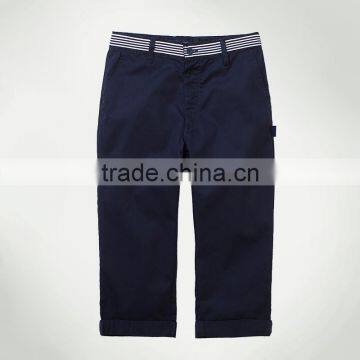 Custom School Student Boys' and Girls' Trousers 2017 Summer New England Children's Navigation Wind Pants Cropped Trousers photo-5