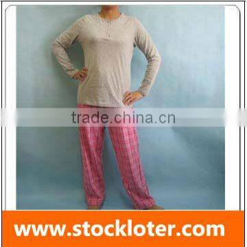 Lady's and mens sleepwear Pajama Set stock, Sleepwear Stocklot