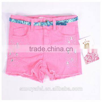 USA Stocklots of Girl's Hot Pant Low Waist Denim Jean Shorts for Summer photo-2