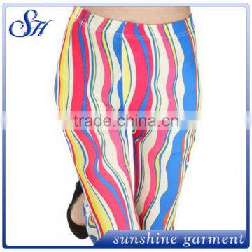 Clorful Leggings 2017 Custom Plus Size Polyester Leggings photo-6