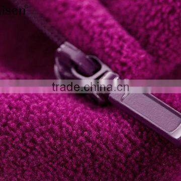 High Quality Oem Service Sleeveless Zipper-up Windproof Polar Fleece Women's Vest photo-2