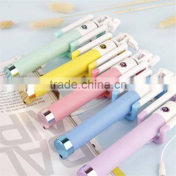 Cheapest Colorful Selfie Monopod Convenient Selfie Stick With Extendable