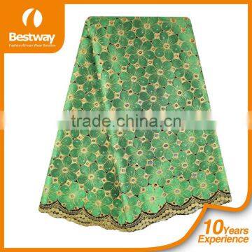 International Standard Competitive Price High Quality African Swiss Lace Fabrics SL0350 photo-4