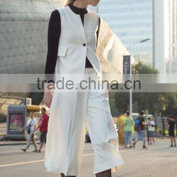 Guangzhou Garment Factory Formal Casual Wear High End Ladies Fashion Pants 2016 photo-2