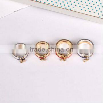 Popular Style Red Diamond Gemstone Titantium Rings Women Loved Titanium Finger Rings for Engagement Party 2016 photo-3