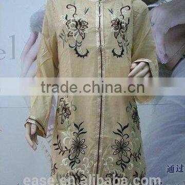 Lady Cotton Embroidery Blouse Skirt photo-2