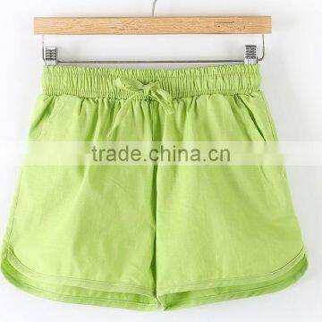 2016 OEM Wholesale Custom Linen/cotton Blank Sweat Shorts photo-6