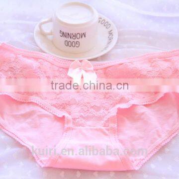 Sexy Lace Young Girl Cute Panties Lady Cotton Pink Underwear E9 photo-5