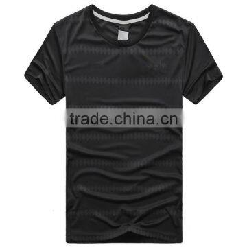 Summer Design Mens Custom Color Short Sleeve Basic T-shirt Polyester Wholesale photo-3