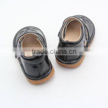 New Style Kids Rubber Baby Shoes Squeaky Shoes for Black photo-2