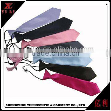Polyester Satin Dying Colorful Design Cheap Mens School Neck Ties photo-2
