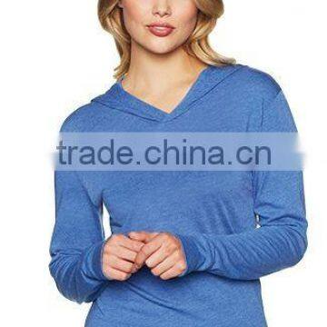 Next Level Apparel Tri-Blend Unisex Hoody - Made of 50% Polyester, 25% Cotton and 25% Rayon Jersey. Comes With Your Logo. photo-2