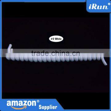 Curly Twister Elastic No-Tie Shoelaces One Size Fits Most~Slip-on Amusing Elastic Shoelaces For Individuals~Accept Custom