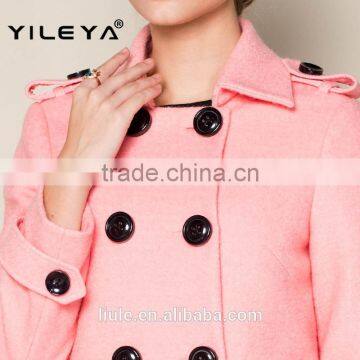 2015 Latest Plain High End Long Style Women's Winter Warm Long Coat Jacket photo-5