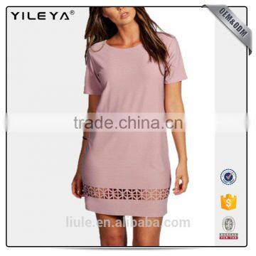 Latest Design Sexy Mature Elegant Tight Fitted Midi Casual Chiffon Dress for Women photo-2