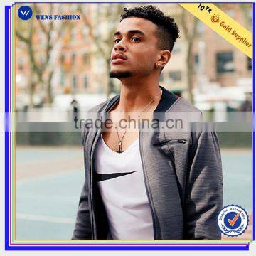 Custom Dri-fit Bomber Basketball Jacket Men Wholesale Gym Wear