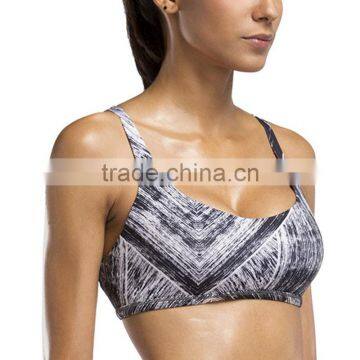 Cheap Hot Sale Print Madam Underwear Camo Yoga Sports Bra Custom photo-3