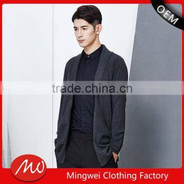 New Ideas Collar Wrap Grey Cashmere Knit Cashmere Sweater Mens for Sale