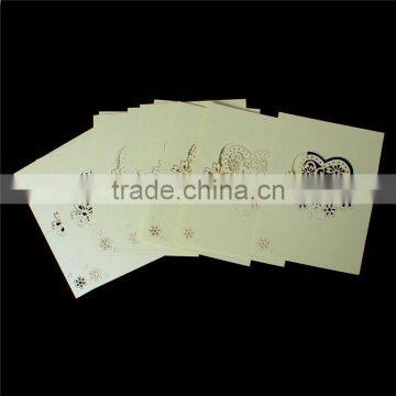 Paper Wedding Party Name Place Card Heart Pale Yellow photo-3