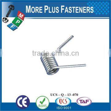 Made IN TAIWAN high qualiy metal spring stainless steel spring torsion spring