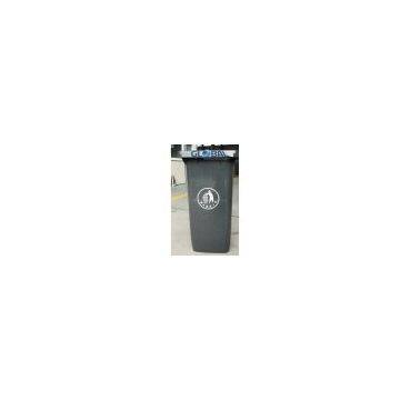 120L Plastic Refuse Container Plastic Garbage Bins Refuse Bins