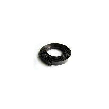 Shower Room High Strong Black Rubber Magnetic Strip with 25.4 x 1.5mm, 20 x 1.5mm