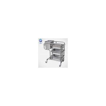 Four Wheels Dinner Serving Trolley Cart with 3 Layers for Hotel