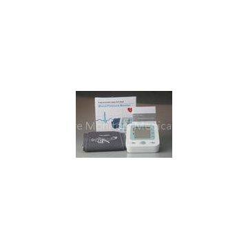 White Auto Digital Blood Pressure Monitors BP Irregular Heartbeat Indicator