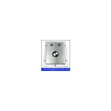 Rugged Panel-mount 38mm Optical Metal Trackball Industrial Pointing Device MTB-38
