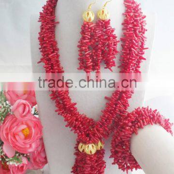 A-4311 Wedding Coral Jewelry Set For Women