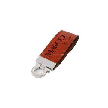 Leather USB With Key Ring