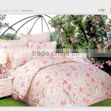 Luxury Cotton King Size Floral Printing Bedding Set (SDF-2013NC003-3622)