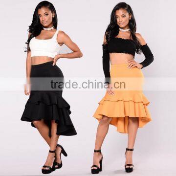B33784A Latest Autumn fashion Bodycon Sexy fishtail Skirt