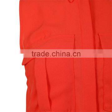 Large Size Loose Plus Size Belted Women Tops Blouse photo-6