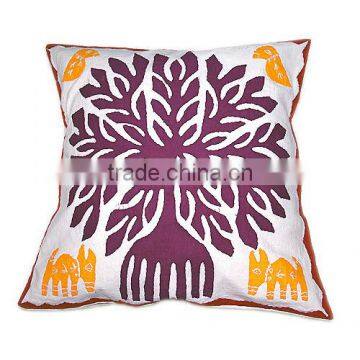 Indian Cut Work Printed Cushion Covers For USA Market