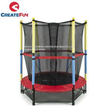 CreateFun 55 Inch Indoor Kids Trampoline With Safety Net