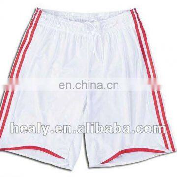 white red football shorts