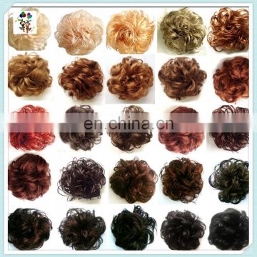 Natural Colors Kids Dome Scrunchy Bun Synthetic Hair Pieces HPC-0125