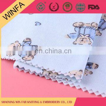 Shaoxing textile Wholesale T/C women's trousers Interlock custom cotton digital printed fabric