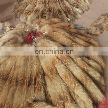 Raccoon strips real anmial fur. quality raccoon skin