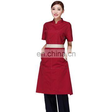 2015 OEM Factory Fashion Red Hotel Reception Uniform Design photo-5