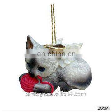 polyresin lovely cat keychain