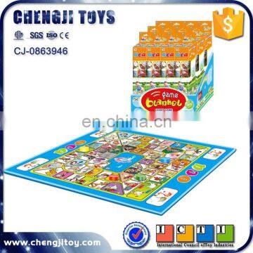 Indoor game play set chess carpet for kids board game mat